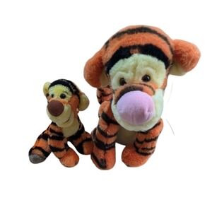 Disney  Tigger Plush Toy Set Of 2 Stuffed Animals Soft‎ Tiger  6.5/10"
